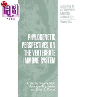 海外直订Phylogenetic Perspectives on the Vertebrate Immune System 脊椎动物免疫系统的系统发育