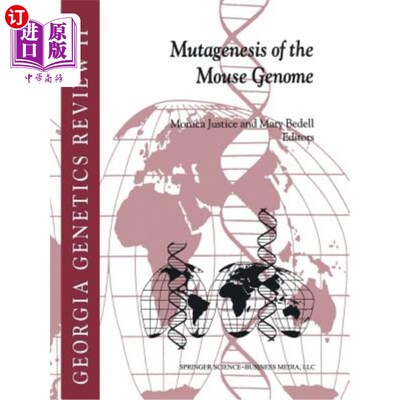 海外直订Mutagenesis of the Mouse Genome 小鼠基因组突变