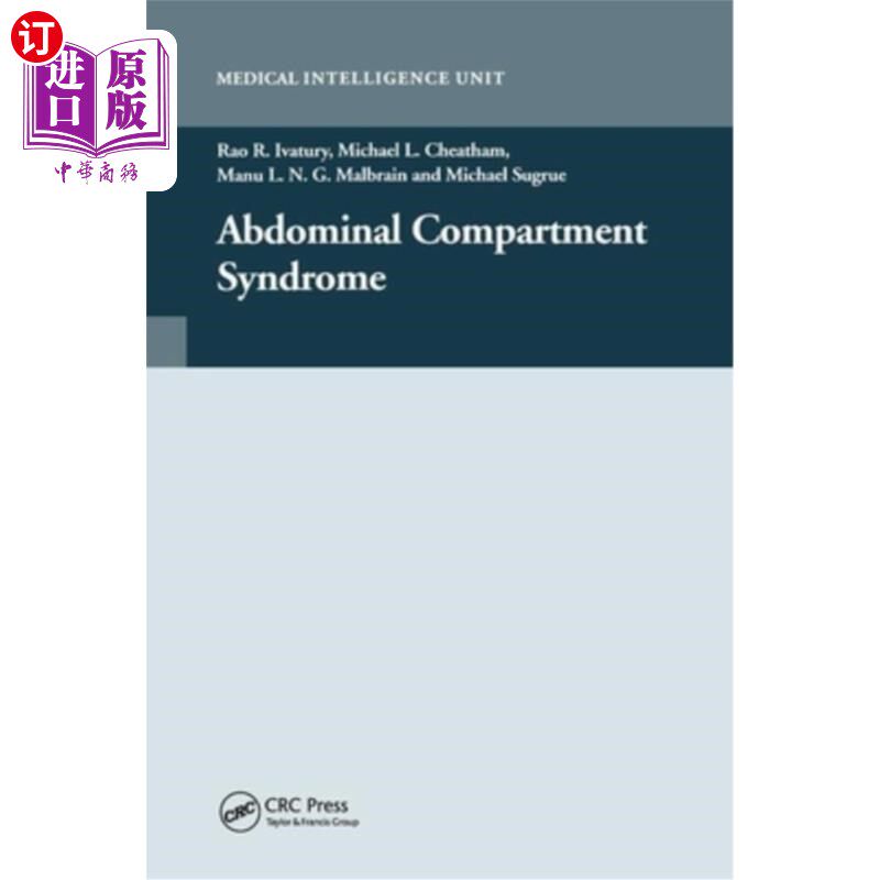 海外直订医药图书Abdominal Compartment Syndrome 腹腔隔室综合征