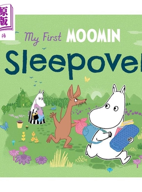 姆明的过家家 My First Moomin Sleepover 英文原版 幼儿纸板书绘本 亲子图画故事书 插画精美 进口童书 0-5岁【中商原版】