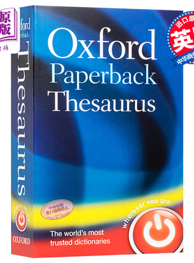 Oxford Paperback Thesaurus 英文原版 牛津词典:牛津词库 Oxford Languages【中商原版】