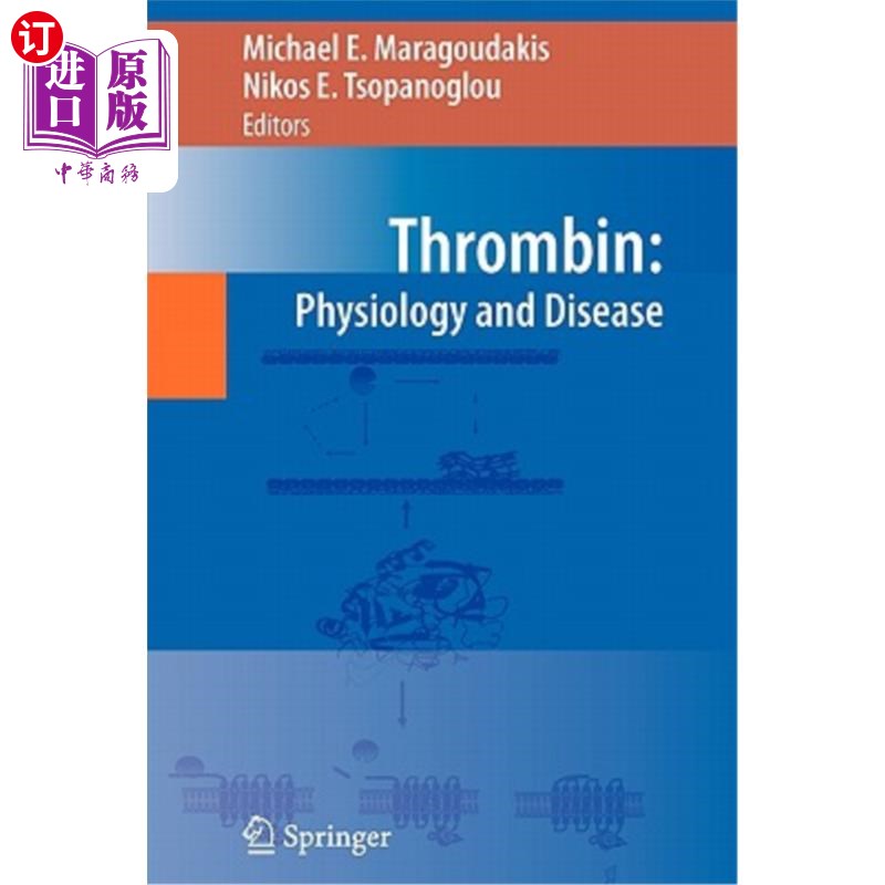 海外直订Thrombin: Physiology and Disease凝血酶:生理学与疾病