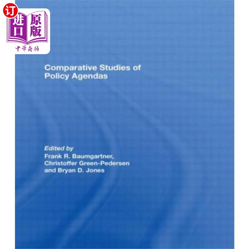 海外直订Comparative Studies of Policy Agendas 政策议程比较研究
