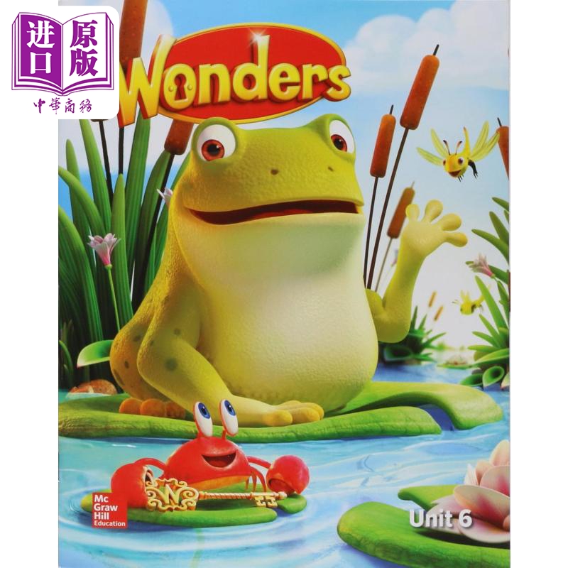美国加州少儿教材 Wonders Reading/Writing Workshop, Volume 6, Grade K 奇迹阅读写作工作坊 幼儿园 第6册【中商原版】