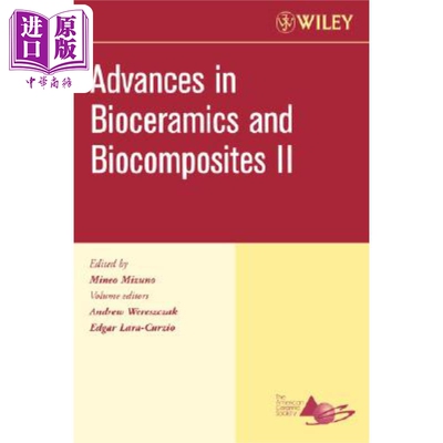 现货 Advances in Bioceramics and Biocomposites II, Volume 27, Issue 6【中商原版】
