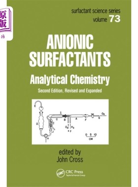 海外直订Anionic Surfactants 阴离子表面活性剂