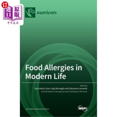 海外直订Food Allergies in Modern Life 现代生活中的食物过敏
