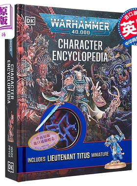 预售 战锤40K人物百科 Warhammer 40,000 Character Encyclopedia warhammer40k 英文原版 战锤40k周边 游戏星际战士战锤40k书