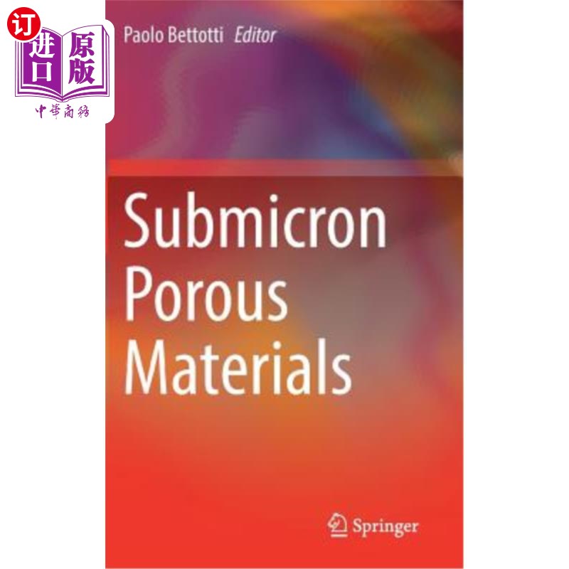 海外直订Submicron Porous Materials 亚微米多孔材料