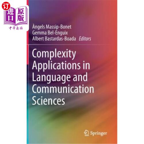 海外直订Complexity Applications in Language and Communication Sciences 语言与传播科学中的复杂性应用