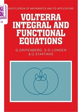 海外直订Volterra Integral and Functional Equations Volterra积分与泛函方程