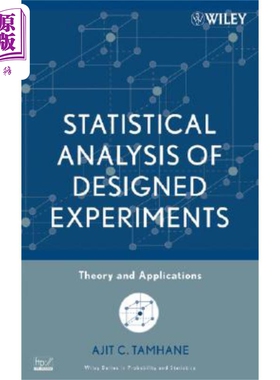 现货 设计实验的统计分析 理论与应用 Statistical Analysis Of Designed Experiments Theory And Applications Ajit Ta
