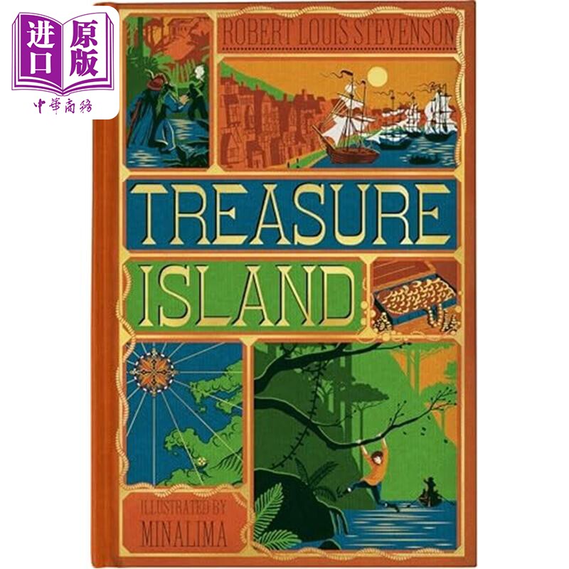 预售 金银岛 MinaLima 版 Treasure Island MinaLima Edition 英文原版 Robert Louis Stevenson【中商原版】