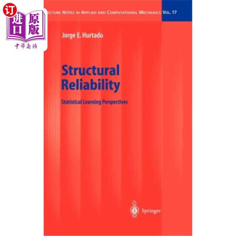 海外直订Structural Reliability: Statistical Learning Perspectives 结构可靠性:统计学习观点