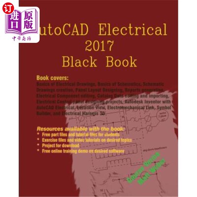 海外直订AutoCAD Electrical 2017 Black Book AutoCAD Electrical 2017黑皮书