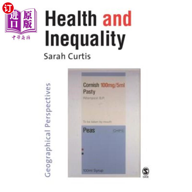 海外直订Health and Inequality: Geographical Perspectives 健康与不平等:地理视角