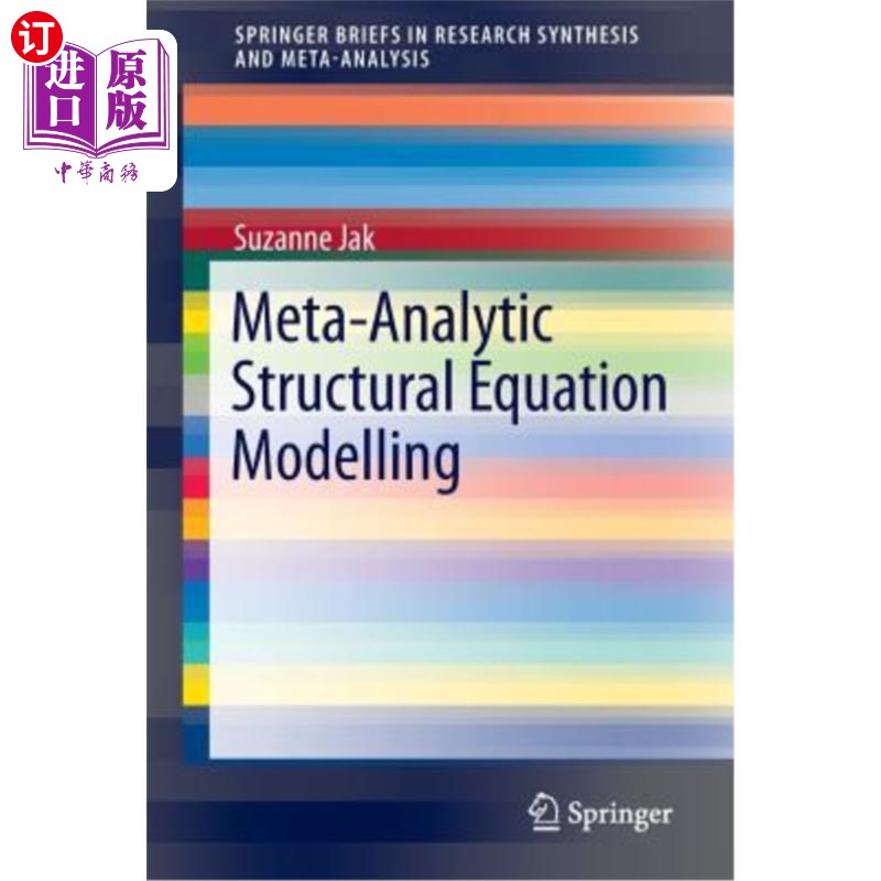 海外直订Meta-Analytic Structural Equation Modelling 元分析结构方程模型