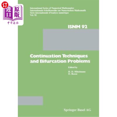 海外直订Continuation Techniques and Bifurcation Problems 连续技术与分岔问题