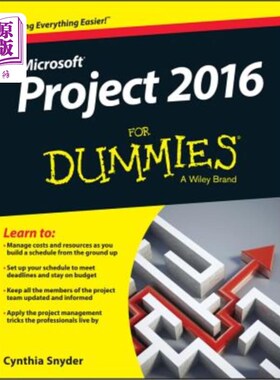 海外直订Project 2016 for Dummies 2016傻瓜计划