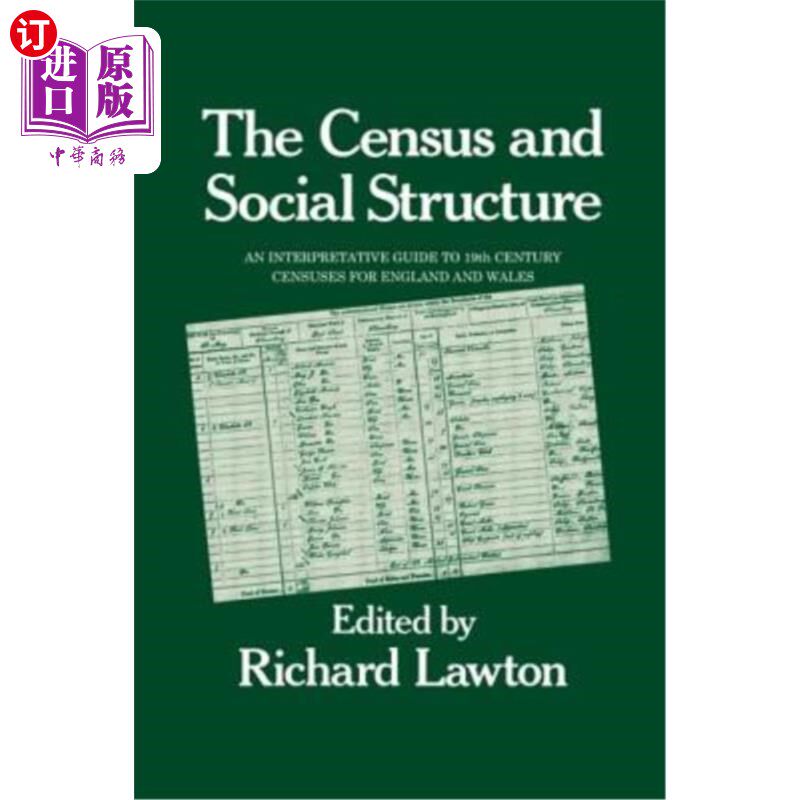 海外直订Census and Social Structure 人口普查与社会结构