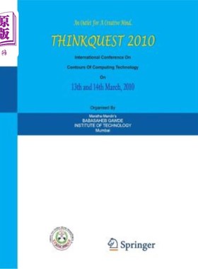 海外直订Thinkquest 2010: Proceedings of the First International Conference on Contours o Thinkquest 2010