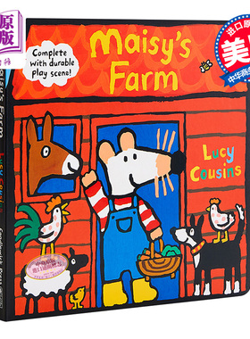 Maisy's Farm Complete with Durable Play Scene 小鼠波波农场剧场美版 低幼亲子启蒙绘本 纸板书 英文原版 3-5岁 中商原版