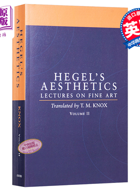 现货 Aesthetics Volume 2 英文原版 豆瓣阅读 美学 美术讲座 V.2 G.W.F Hegel【中商原版】