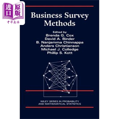 现货 业务调查方法 Business Survey Methods 英文原版 Brenda Cox 中商原版