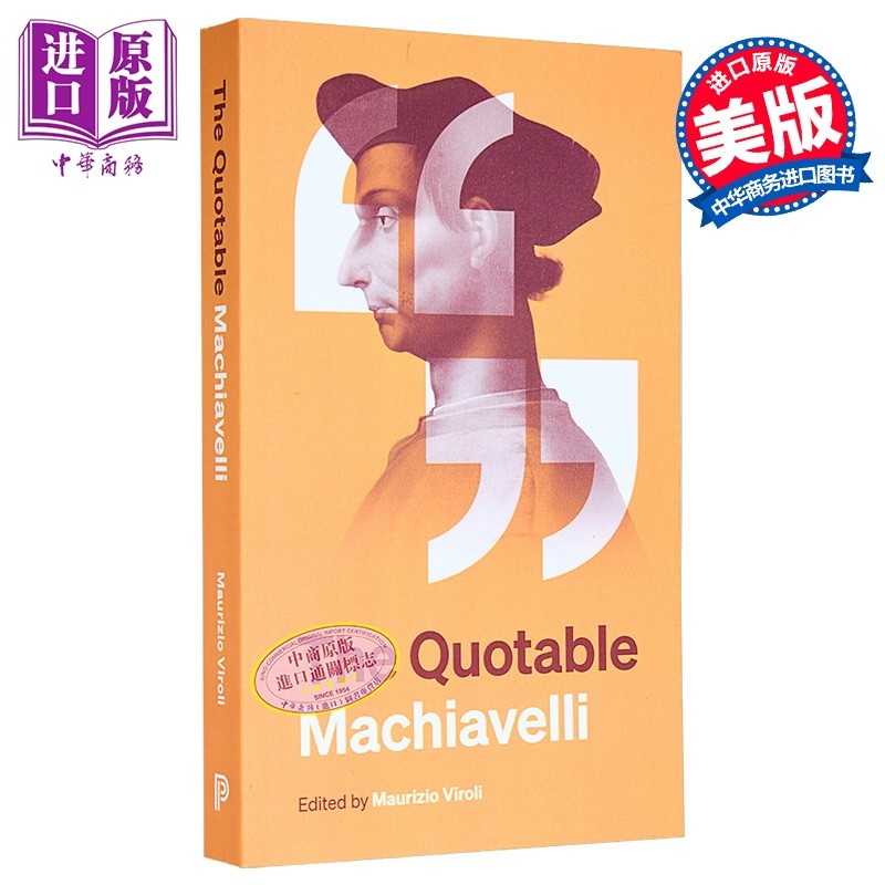 名言佳句 马基雅维利 The Quotable Machiavelli 英文原版 Niccolo Machiavelli 名人名言 语录收集 政治学思想【中商原版】