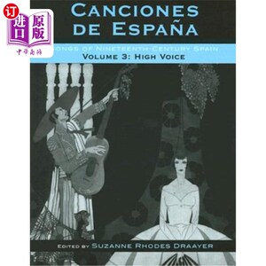 海外直订Canciones de Espa?a: Songs of Nineteenth-Century Spain, High Voice cancion里载荷适配器?a: 19世纪西班牙歌曲