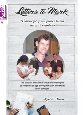 海外直订Letters to Mark: Transcripts from Father to Son Across 3 Countries 给马克的信：来自3个国家的父亲给儿子的成
