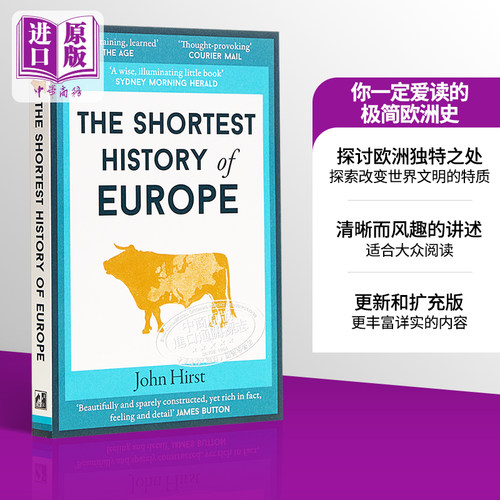 你一定爱读的极简欧洲史 The Shortest History of Europe 英文原版 John Hirst【中商原版】