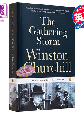 丘吉尔二战回忆录 1 英文原版 The Second World War 1:The Gathering Storm Winston Churchill 【中商原版】
