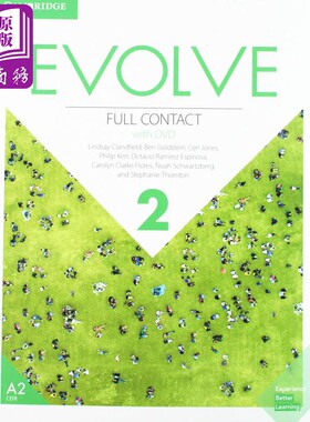 Evolve Level 2 Full Contact 英文原版 剑桥英语口语进展教程附光盘（第二级全套含学生书、练习册及音频、视频资源）【中商