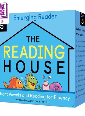 The Reading House Set 5 Sh Vow & Read Fluency 阅读小房子5级 英文原版 儿童绘本 分级阅读 Marla Conn 4-8岁【中商原版】