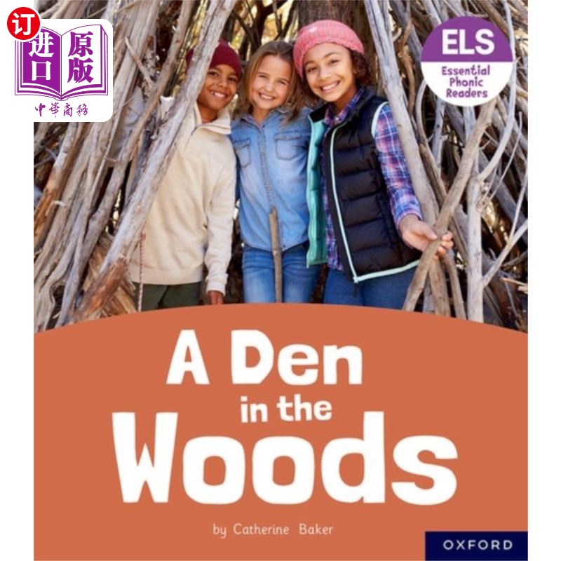 海外直订Essential Letters and Sounds: Essential Phonic R... 基本字母和声音:基本语音阅读:牛津阅读第三级:森林里的洞穴