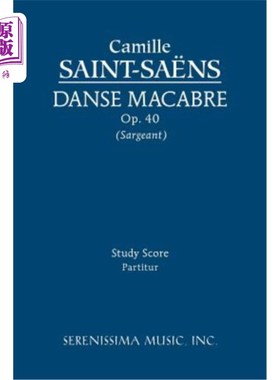 海外直订Danse macabre, Op.40: Study score