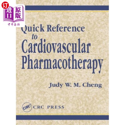 海外直订医药图书Quick Reference to Cardiovascular Pharmacotherapy 心血管药物治疗快速参考