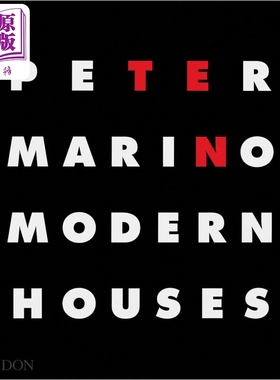 预售 Peter Marino Ten Modern Houses 进口艺术 传奇建筑师彼得-马里诺 十大现代住宅 Phaidon【中商原版】