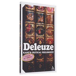 预售 康德的批判哲学 德勒兹 Kant's Critical Philosophy 英文原版 Gilles Deleuze【中商原版】
