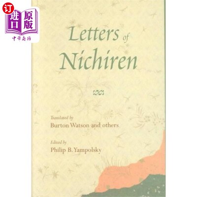 海外直订Letters of Nichiren 日连书信