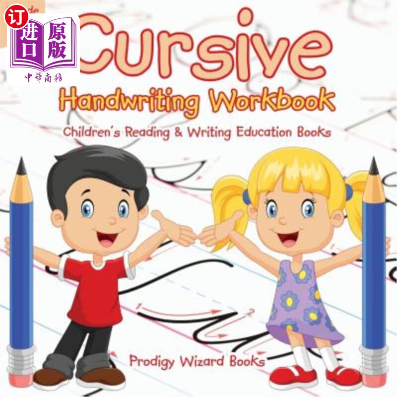 海外直订Cursive Handwriting Workbook Grade 6: Children's Reading & Writing Education Boo 草书六年级：儿童读写教育用