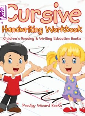 海外直订Cursive Handwriting Workbook Grade 6: Children's Reading & Writing Education Boo 草书六年级：儿童读写教育用