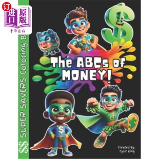 Money Coloring Book 基础知识：涂色书 海外直订The 钱 ABCs