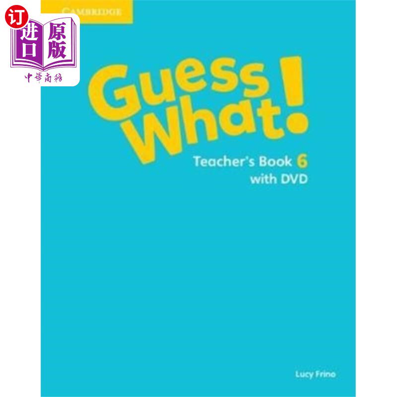 海外直订海外直订古英语 Guess What! Level 6 Teacher's Book  Vide... 你猜怎么着!六级教师教材及西班牙语视频版