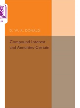 海外直订Compound Interest and Annuities-Certain 复利和年金