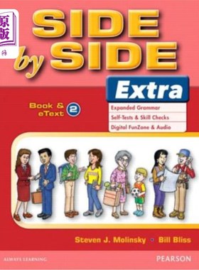 海外直订Side by Side Extra 2 Student Book & Etext 并排额外2本学生用书和Etext