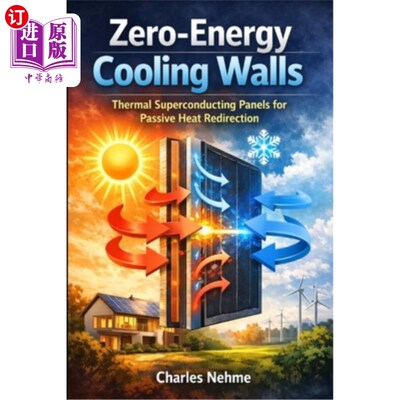 海外直订Zero-Energy Cooling Walls: Thermal Superconducting Panels for Passive Heat Redir 零能量冷却墙：用于被动热重