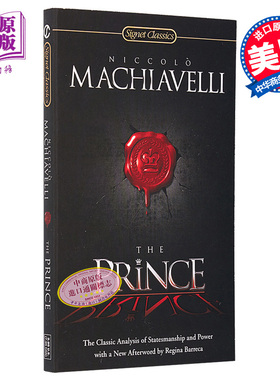 【中商原版】马基雅维利 君主论 君王论 英文原版 The Prince  Niccolo Machiavelli 政治学理论 社会科学 Signet Classic