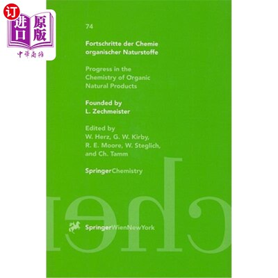 海外直订Fortschritte Der Chemie Organischer Naturstoffe / Progress in the Chemistry of O 有机天然产物化学研究进展